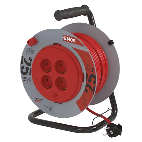Enrouleur de câble Professionnel EMOS avec Centre Fixe
