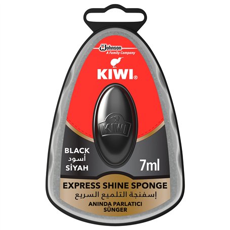 Kiwi Express Shine Éponge noire 7 ml