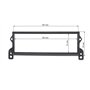 Sound-way - Cadre de Radio Montage Autoradio, Façade 1 DIN, Adaptateur Compatible avec Mini Cooper One Cabrio Hatch