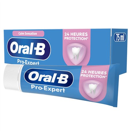 Oral-B Dentifrice Pro-Expert Dents Sensibles Sensation Apaisante Eucalyptus Menthe Poivrée