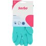 Sorbo Gants Ménagers Sans Latex – Taille M – 100% Nitrile – Réutilisables & Antiallergiques – Longs Manchettes – Antidérapants –