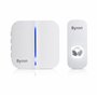 Byron DBY-23431 Kit de Sonnette sans Fil & sans Contact - Pas Besoin de Presser Le Bouton - Portée 100 m en Champ Libre - 60 mél