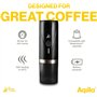 Aqiila Machine à Café Expresso Portable 20 Bars – Auto-Chauffante & Rechargeable USB-C (7500mAh) – Café Moulu & Capsules – Idéal
