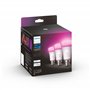 Philips Hue Lot de 3 ampoules B22 blanches et colorées 6,5 W