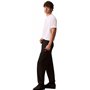 Calvin Klein Premium Terry Monogram Jogger Lv04Rc279G Pantalon de survêtement, Black (Black), XS Homme