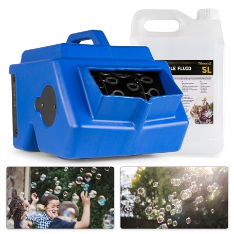 BeamZ B1500 Pack Machine à Bulles avec 5L de Liquide