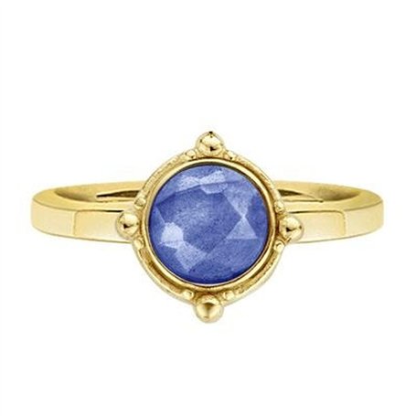 Bague Femme CO88 Collection 8CR-10020 Doré Bleu 20