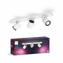 Philips Hue White & Color Ambiance Plafonnier Argenta avec trois spots
