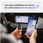 AAWireless Two – Adaptateur Android Auto sans Fil – Conversion Facile, Plug & Play, Bluetooth – Fabriqué en Europe - Fil Noir