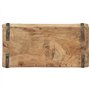 vidaXL Plateau 30x15x9 cm en Bois Massif recyclé