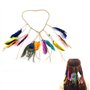 Coiffure Plume Boho Bandeau
