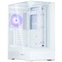 Boitier PC - ZALMAN - P40 Prism - Sans alimentation - Moyen tour - Format ATX - Blanc