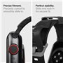 Spigen Rugged Band Bracelet Compatible avec Apple Watch Ultra 2/1 49mm, Series 10 46mm, Series 9/8/7/6/5/4/SE 45mm, 44mm - Noir