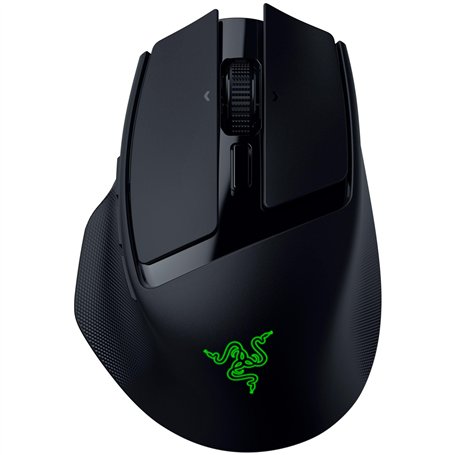 Razer Basilisk Mobile - Petite souris de jeu sans fil ergonomique et portable - AI Prompt Master - Focus X 18K Sensor (Connectiv