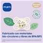 MAM MAM Perfect Lot de 2 tétines ultra fines et flexibles en silicone faciles à accepter avec boîte auto-stérilisatrice à partir