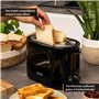 TZS First Austria Grille-Pain 2 Fentes Courtes 750W, Toaster pour 2 Tranches de Pain, Fonction Réchauffer et Décongeler à 7 Nive