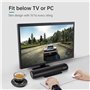 TKMARS Barre de Son TV Bluetooth Mini Bar de 50cm Son Caisson de Basses Intégré 2.0 Canal Petite Enceinte PC Haut-Parleur Stéréo