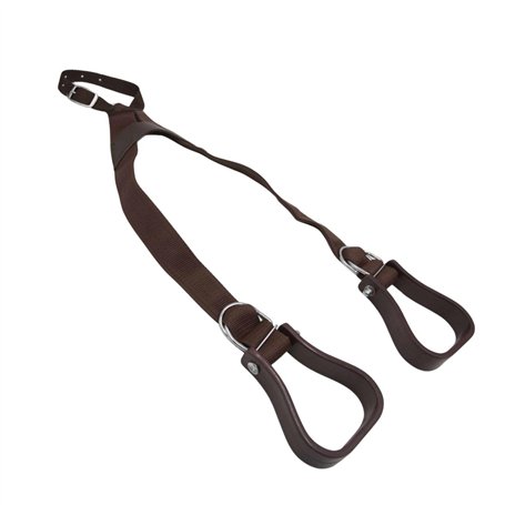 Reitsport Amesbichler AMKA Western Set d'étrier pour enfant avec étrier pour cheval de bois