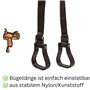 Reitsport Amesbichler AMKA Western Set d'étrier pour enfant avec étrier pour cheval de bois