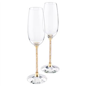 Swarovski Crystalline Lot de 2 flûtes à griller