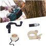 Kit d'engrenage à vis sans Fin de Filtre de Tuyau de Pompe à Huile pièces de Rechange pour Accessoires de tronçonneuse MS251 MS2