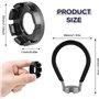 Kjzeex Lot de 2 clés à rayons de vélo en acier - Tendeur de rayons universel pour vélo - Outil de centrage de réparation - 6 tai