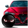 SkinoEu Compatible avec L'emblème Alfa Romeo pour Capot Avant