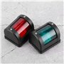Akozon Feu de Signalisation de Navigation, Lumières D'ancre de Navigation de Yacht de Bateau Lampe Waterpoof IP66 à LED Verte Ro