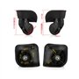 RiToEasysports 2 pièces/Ensemble Roues de Bagage à Une rangée de Rechange Valise muet Roues à Rouleaux Simples pour Accessoire d