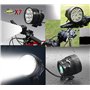 Eclairage VTT Phare Vélo Rechargeable Etanche Lampe Vélo 9000 LM(7 LED 3 Modes)