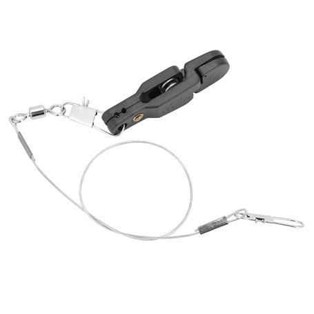 Pince de Libération du Mât Release Snap Clip Pince Tension Réglable avec Goupille en Forme de B et Ligne de Pêche en Acier Fishi