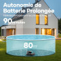AIPER Scuba SE Robot Piscine, Aspirateur Piscine sans Fil, 90 Minutes de Nettoyage, Stationnement Automatique, Nettoyeur de Pisc