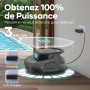 AIPER Scuba SE Robot Piscine, Aspirateur Piscine sans Fil, 90 Minutes de Nettoyage, Stationnement Automatique, Nettoyeur de Pisc