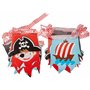 amscan 9902134 Guirlande de fanions Pirate
