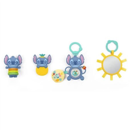 DISNEY BABY - STITCH - Coffret Cadeau Naissance? - 4 jouets nouveau-né