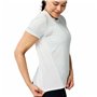 T-shirt à manches courtes homme Brooks Sprint Free Sleeve Blanc Bleu clair