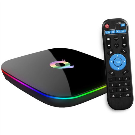 TUREWELL Q Plus Android 10.0 TV Box 4Go RAM 64Go ROM H616 Quad-Core cortex-A53 Support 3D 6K Ultra HD H.265 2.4GHz WiFi 10/100M
