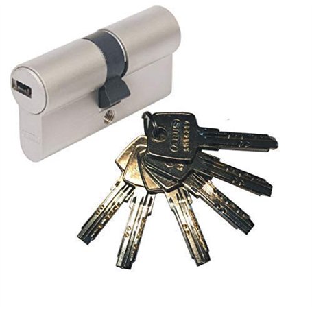 ABUS EC550 Double cylindre Profilé Longueur 30/40mm 6 clés
