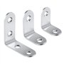 Équerres de Fixation, STARVAST 18 Pcs Équerre Angle en Acier Inoxydable 90 Degrés Angle Droit Coin Support - Équerre Angle avec