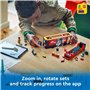 LEGO City Red 60407 Ensemble de véhicules bus touristiques à double étage – Cadeau d'anniversaire pour enfants de 7 ans – Bus lo