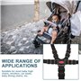 ZDNT Harnais Chaise Haute harnais de sécurité 5 points pour enfants Universelle Sangle de Sécurité pour Chaise Haute ceinture de