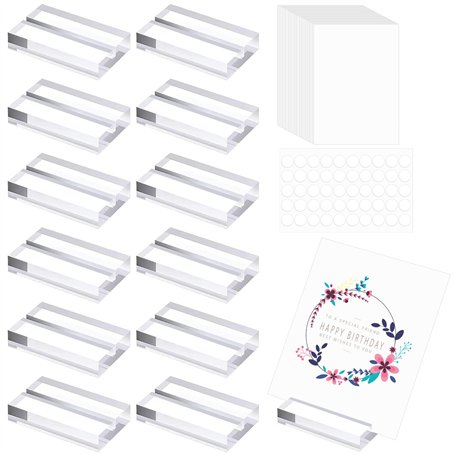 Porte Menu Mariage en Acrylique