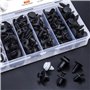 Rivet Clips Plastique, Preciva 140pcs 6 Tailles Rivets Fixation de Protection, Clip Universel pour Auto Voitures Panneaux de Por