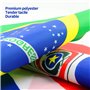 Anley Amérique Latine 20 Pays Drapeaux de chaîne - Assortiment de bannières de Drapeau Latino pour Les événements internationaux