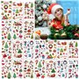20 Feuilles Noël Tatouages Temporaires