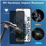 [2+2 Pièces] 2 pièces Verre Trempé Anti-espion pour Samsung Galaxy S21 plus et 2 pièces Caméra Arrière Protecteur, Film Protecti