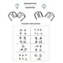 36 Casse-Tête Métal, IQ Test Disentanglement Puzzles, Puzzles Jeu Magic Toy Trick pour Les Adultes et Les Enfants Anniversaires,
