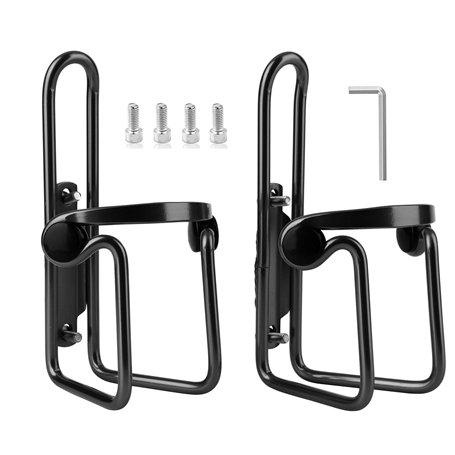 XNJIHWA 2Pcs Porte Gourde Porte-Bouteille de vélo Cage de Bouteille d'eau en Aluminium Ultra léger Porte-Gourde pour Vélo