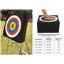 Fiita Eva Stronghold Cible 50 x 50 x 5 cm – Tapis de piège en mousse résistant aux intempéries pour arcs jusqu'à 20 lbs – Cible