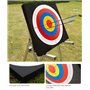 Fiita Eva Stronghold Cible 50 x 50 x 5 cm – Tapis de piège en mousse résistant aux intempéries pour arcs jusqu'à 20 lbs – Cible